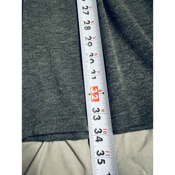 vintage y2k Body Central Dark gray Cap Sleeves grunge boho babydoll dress M - Picture 8 of 8